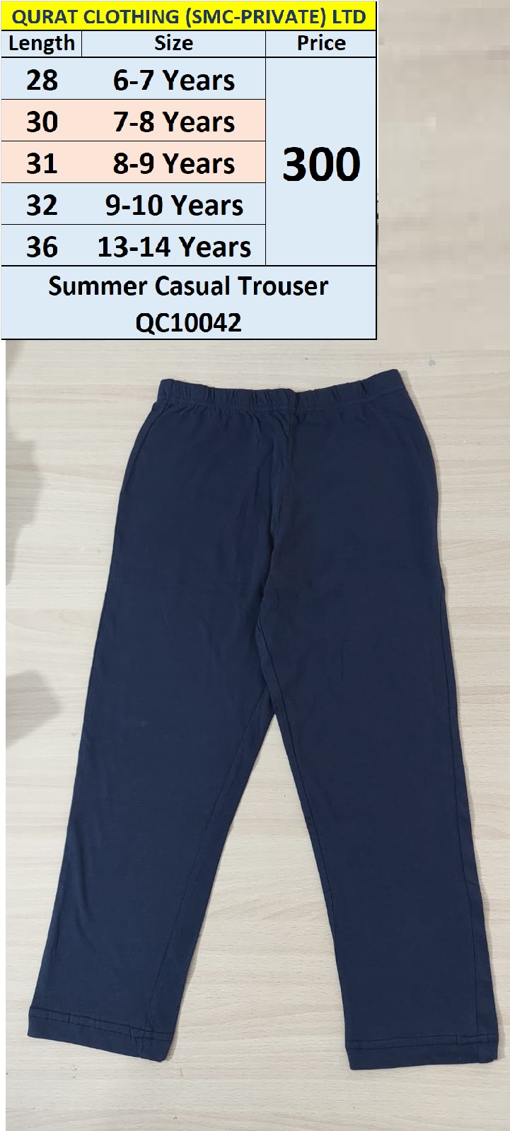 Summer Casual Trouser QC10042