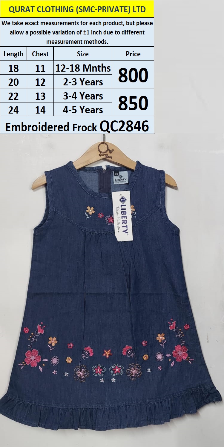 Embroidered Frock QC2846