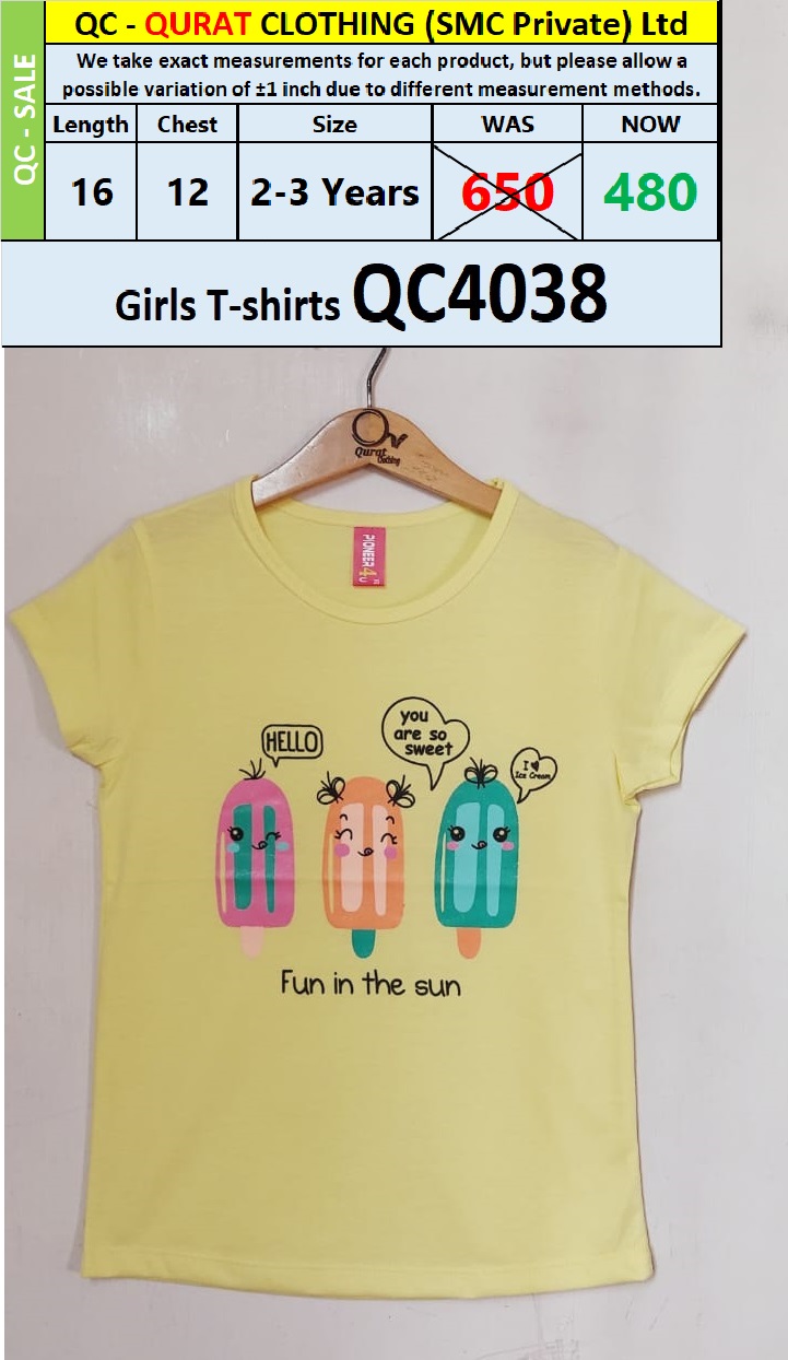 Girls T-shirts QC4038