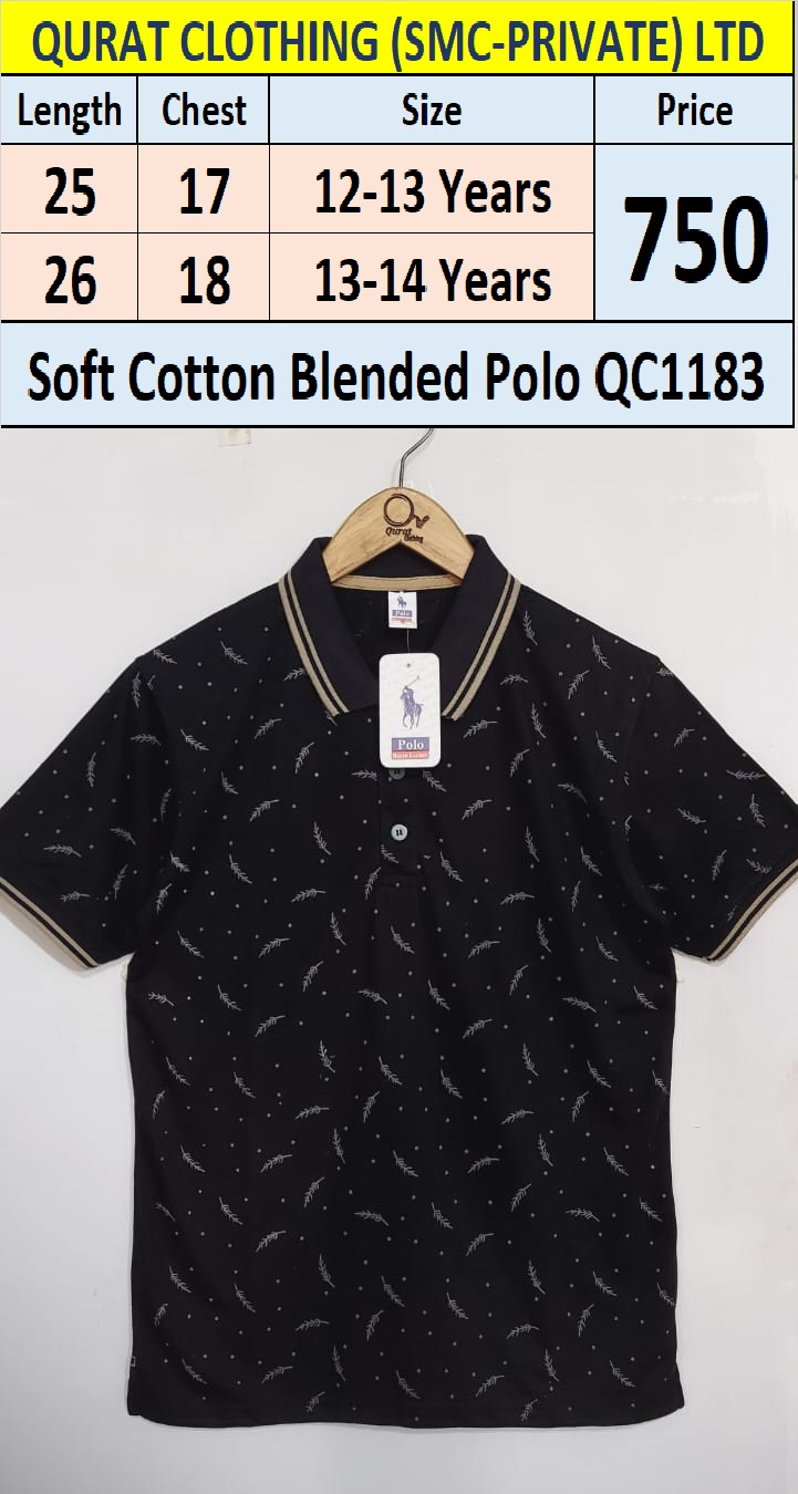 Soft Cotton Blended Polo T-Shirt QC1183