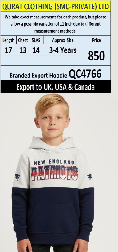 Branded Export UK, USA & Canada Top Brands Hoodie QC4766