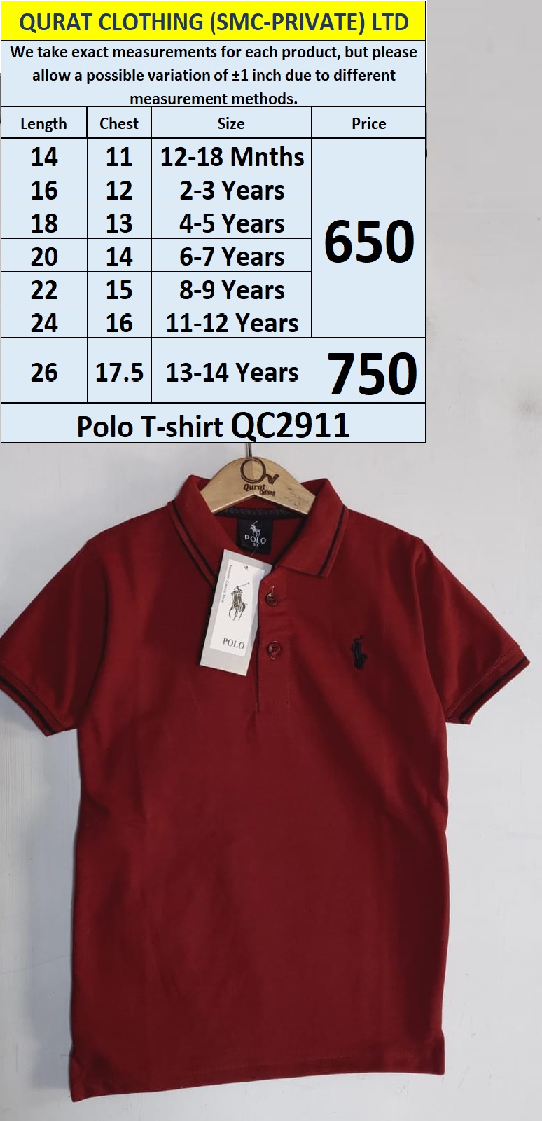 Polo T-Shirt QC2911