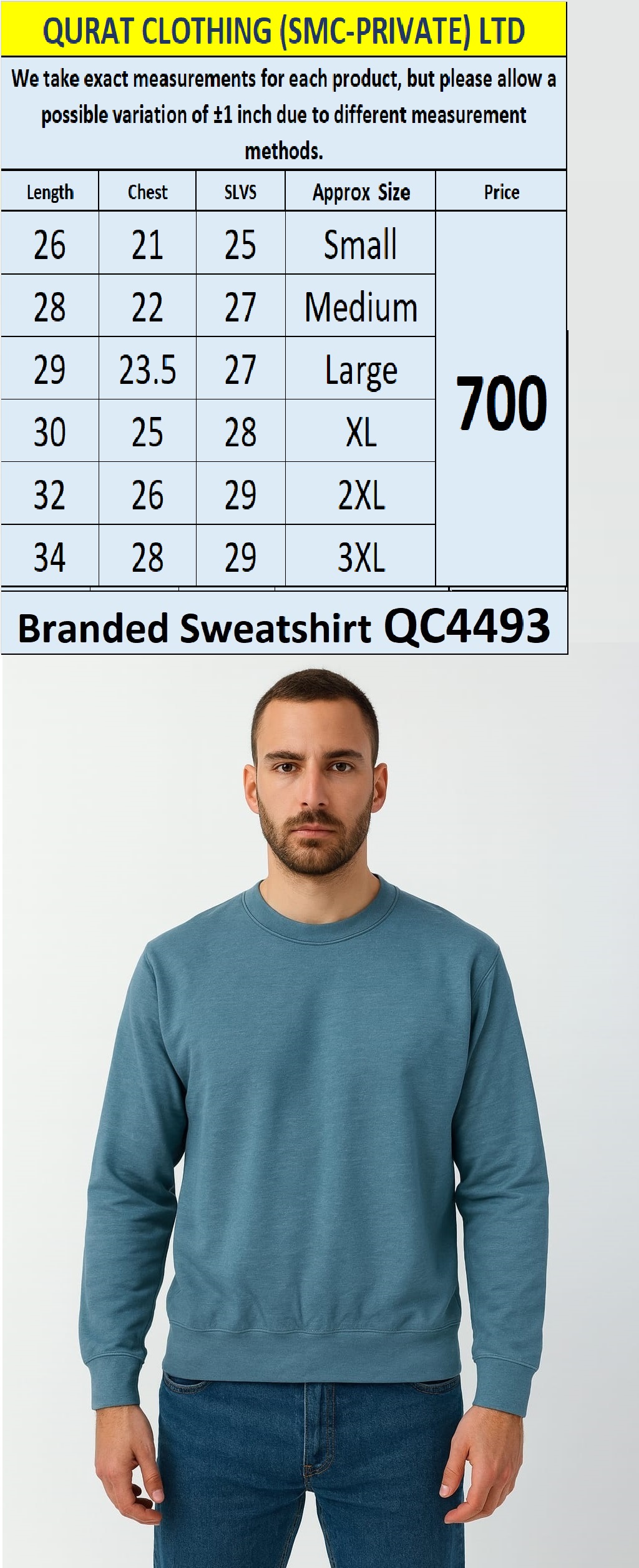 Branded Export Sweatshirt QC4493