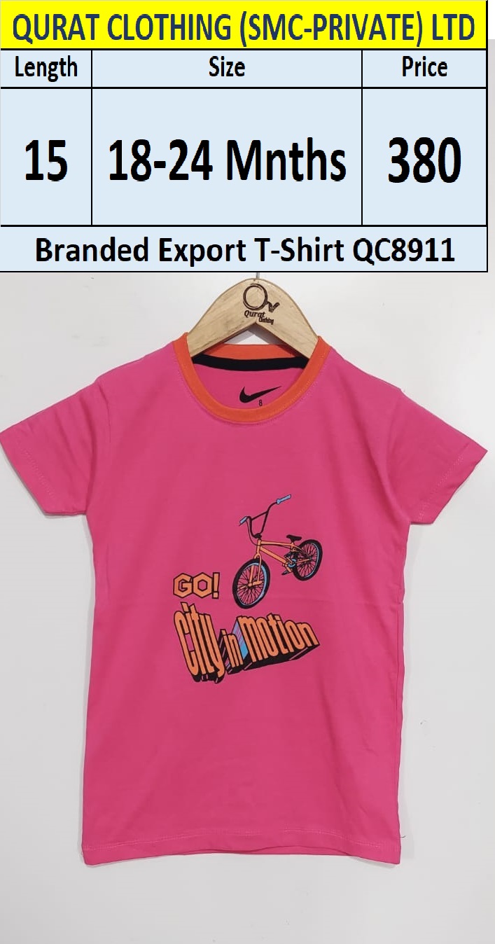 Branded Export T-shirt QC8911