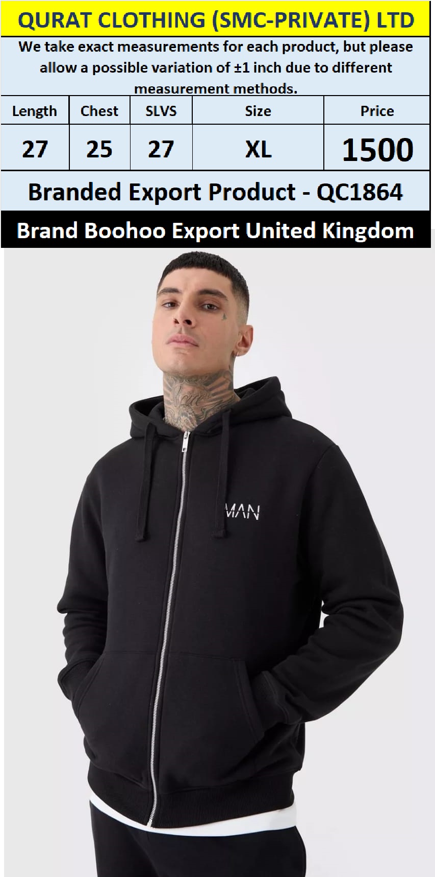 Branded Export Product QC1864 Export United Kingdom - QC1864