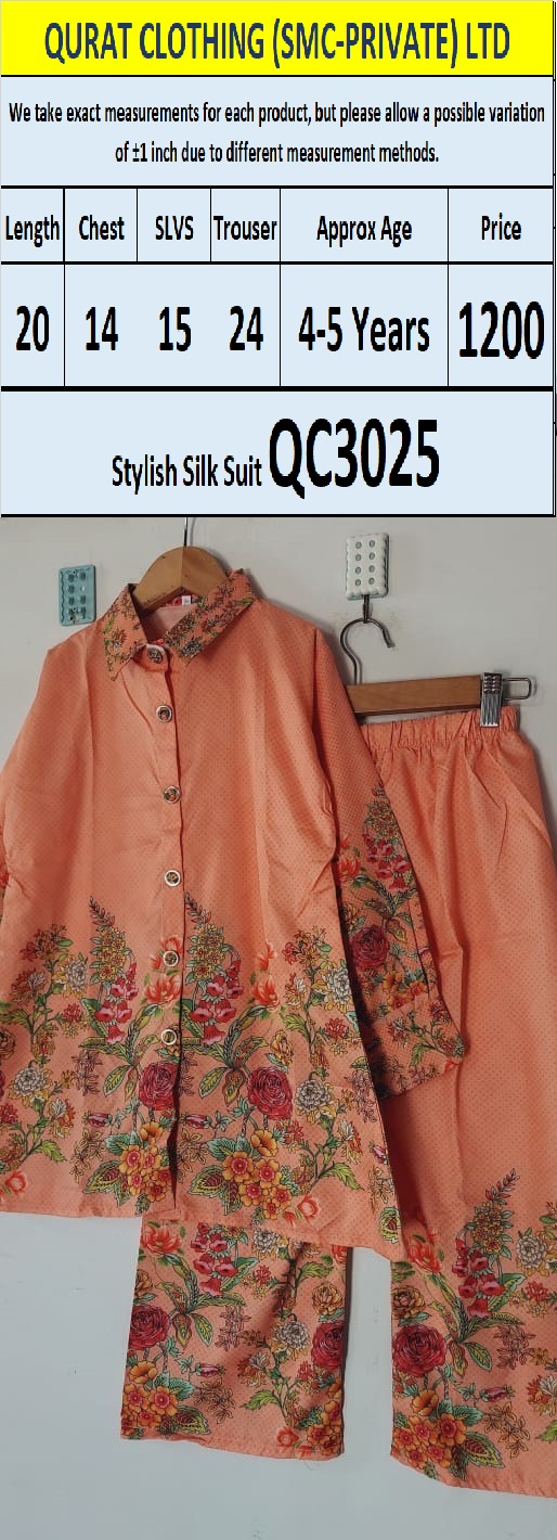 Girls Silk Suit QC3025