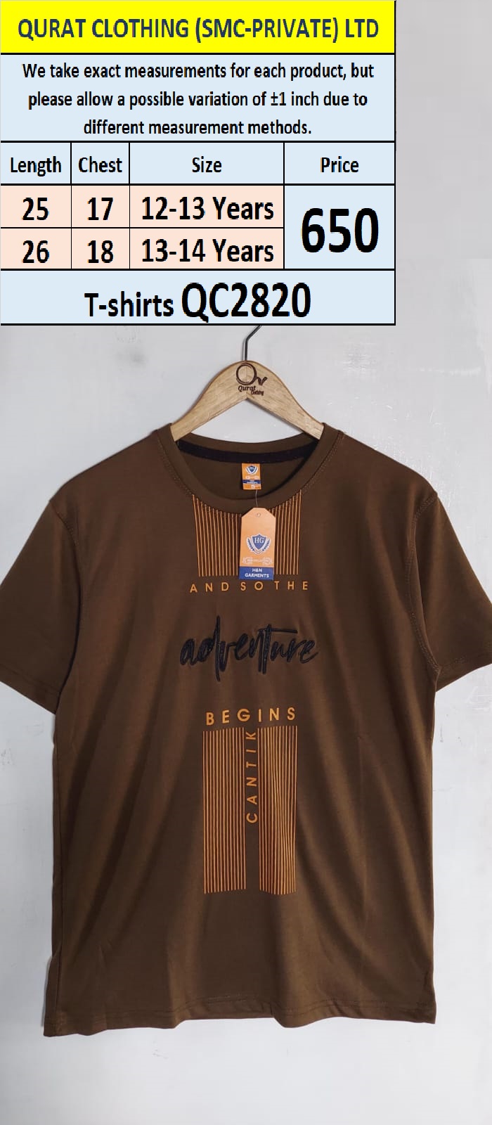 T-shirt Code QC2820