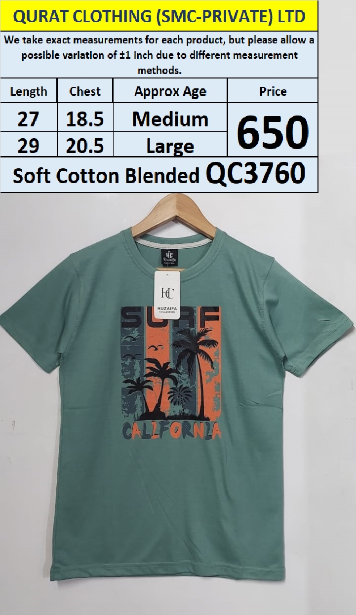 Soft Cotton Blended T-shirt QC3760