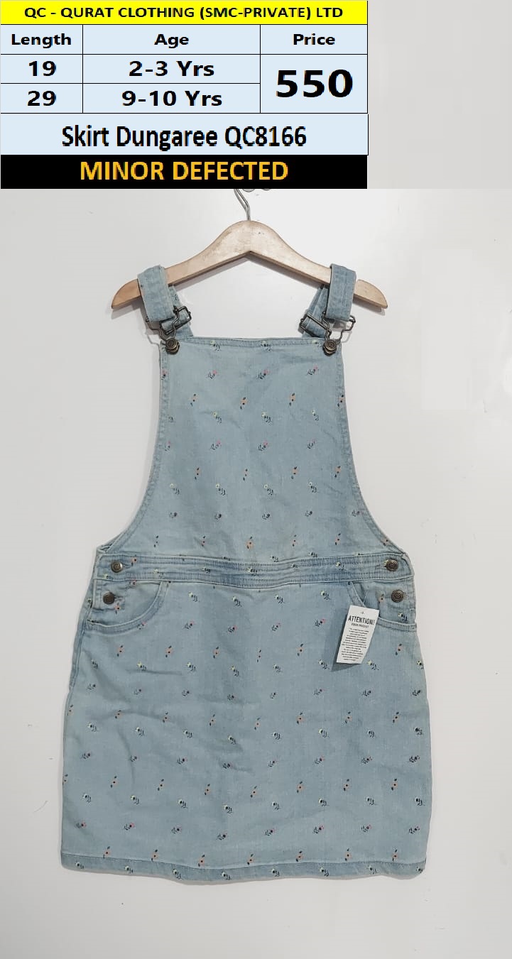Skirt Dungaree QC8166 Branded but Minor Defected (no exchange no refund)