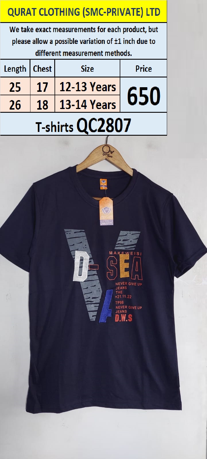 T-shirt Code QC2807
