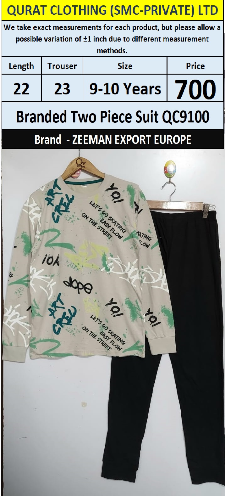 Zeeman Brand Two Piece Suit QC9100 Export Europe  - QC9100