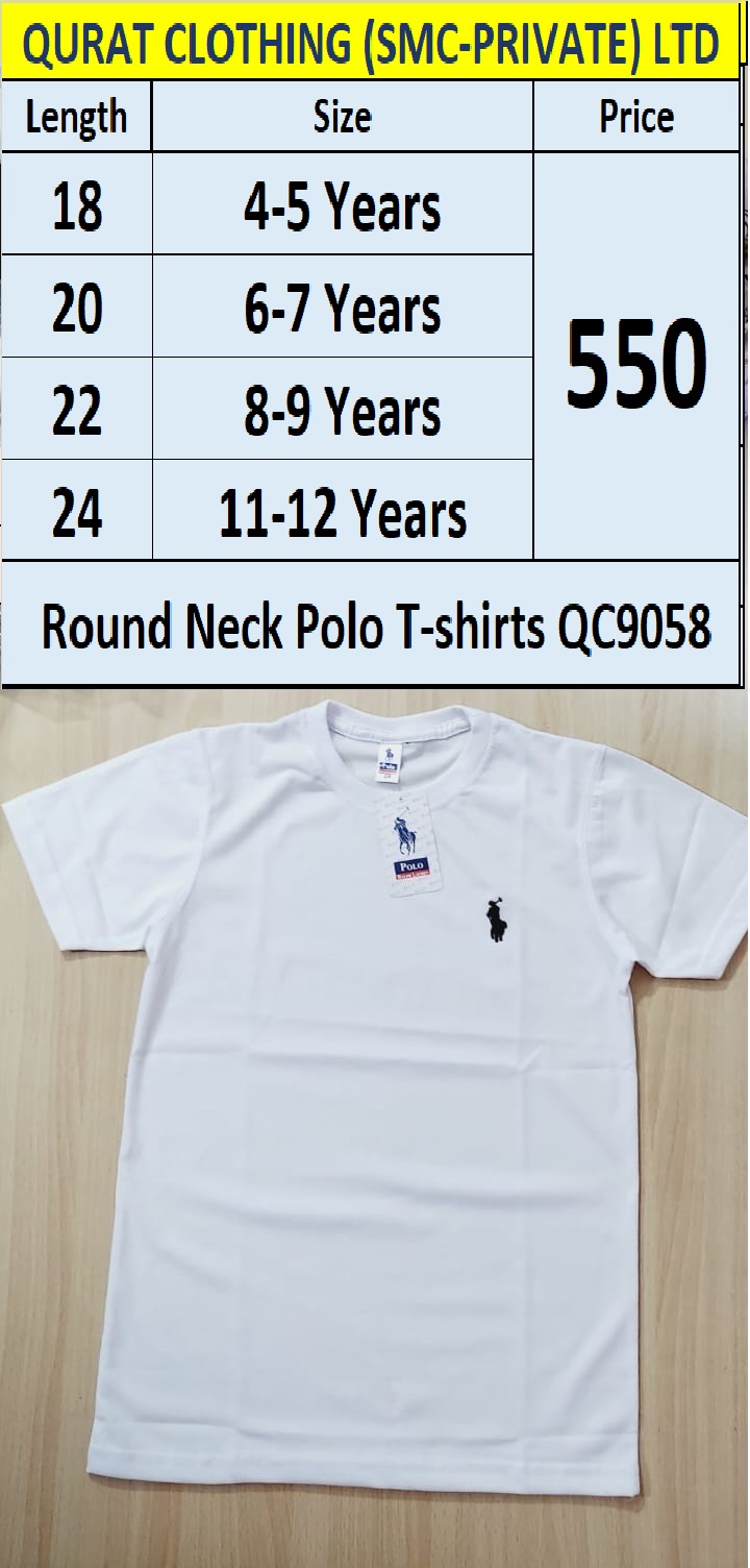 Round Neck Polo T-shirt QC9058