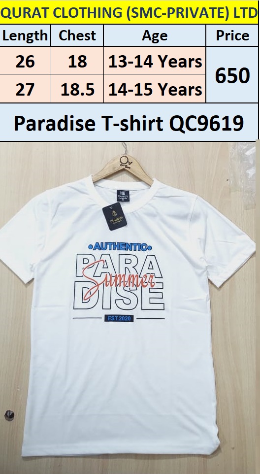 White Paradise T-shirt QC9619