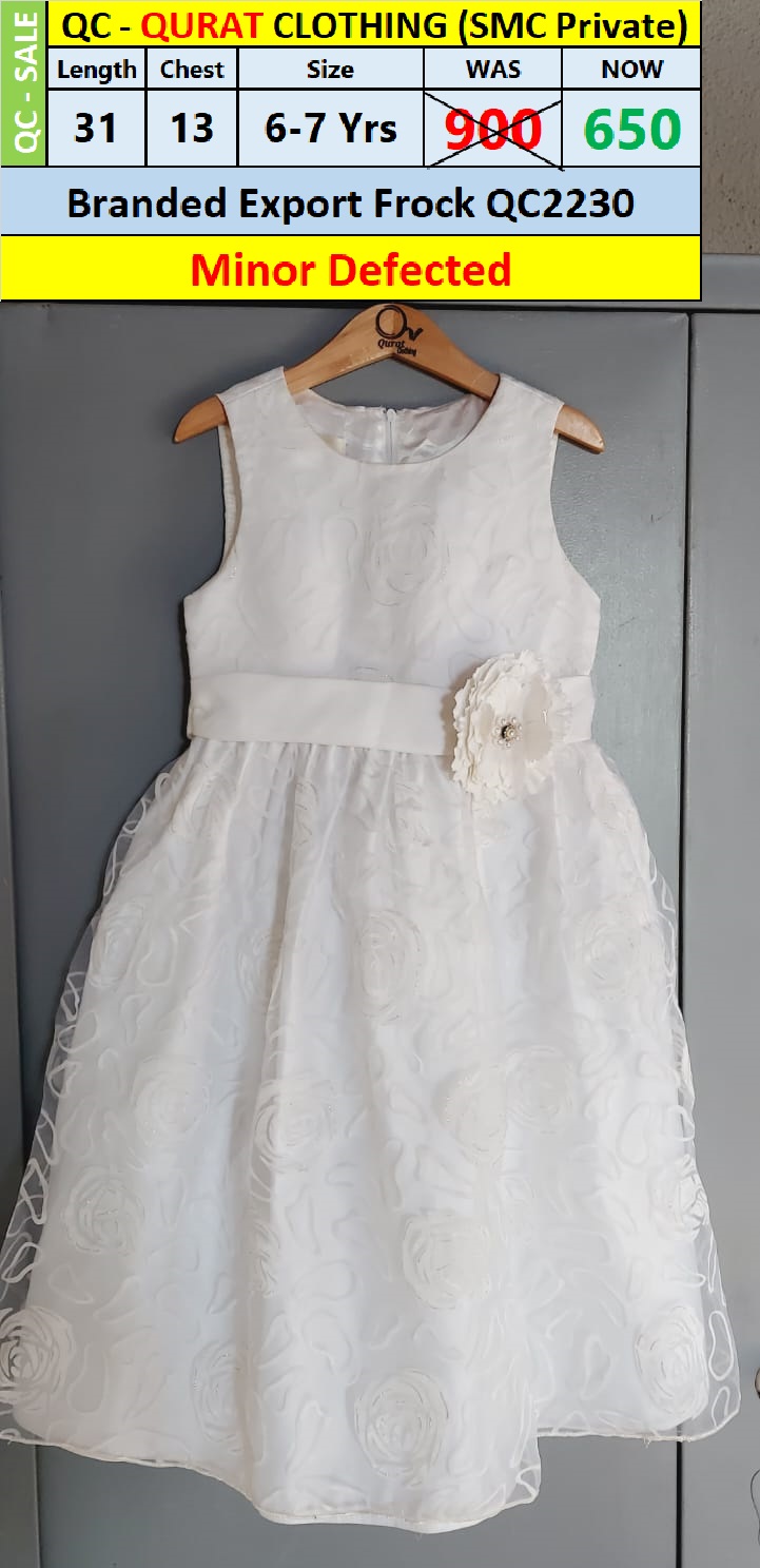 Branded Export Frock QC2230 (Minor Defected) 