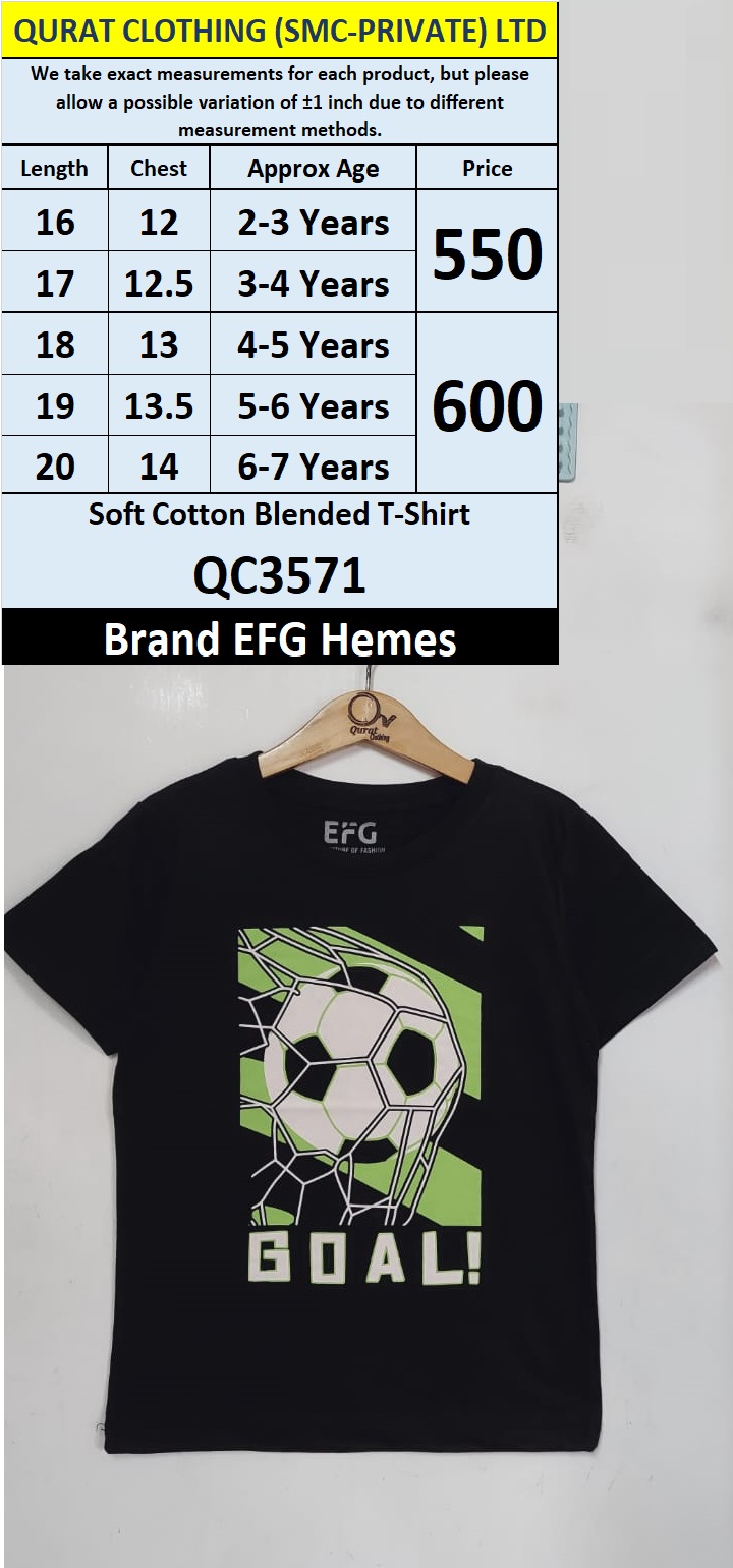 EFG Hemes Brand Soft Cotton Blended T-shirts QC3571