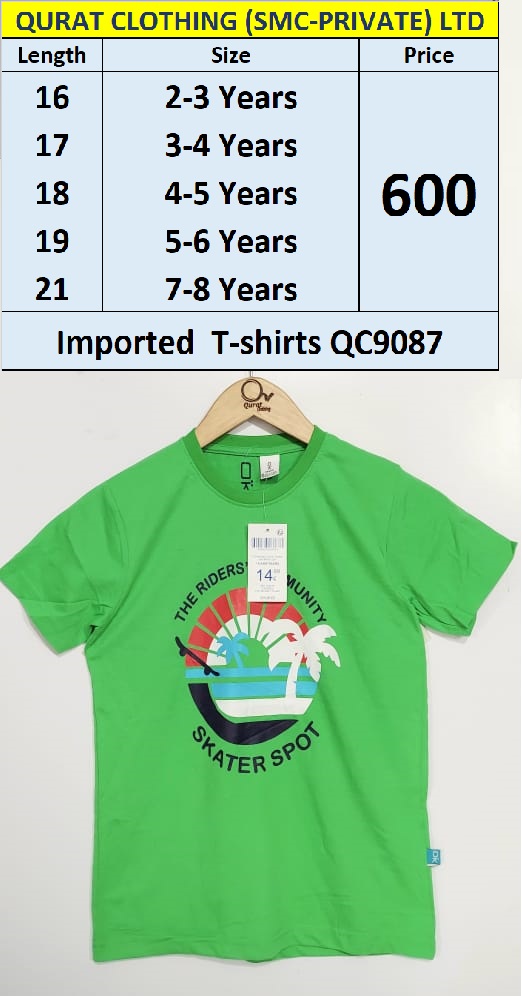 Branded Imported Skater Spot T-shirt QC9087