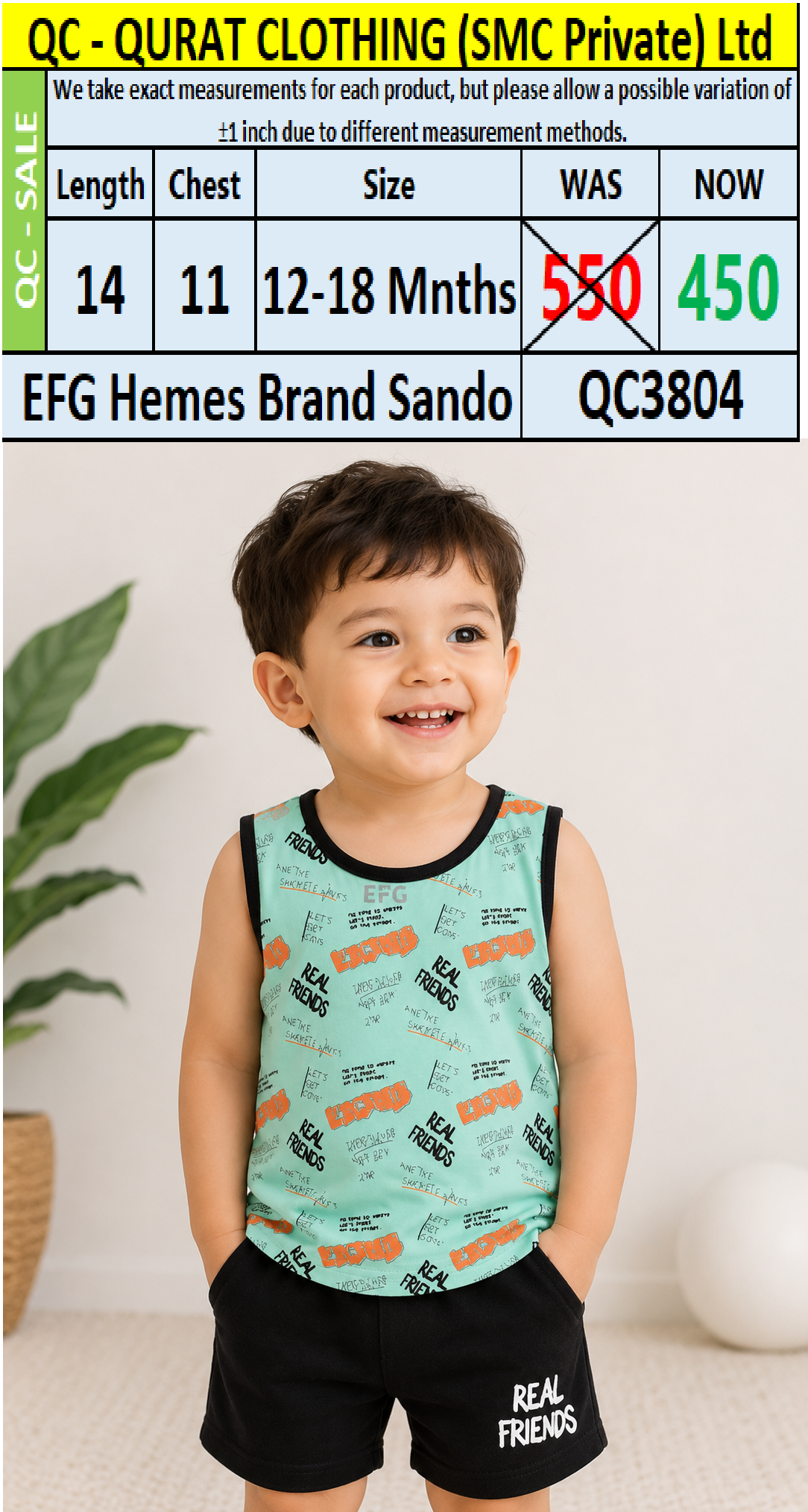 EFG Hemes Brand Sando QC3804