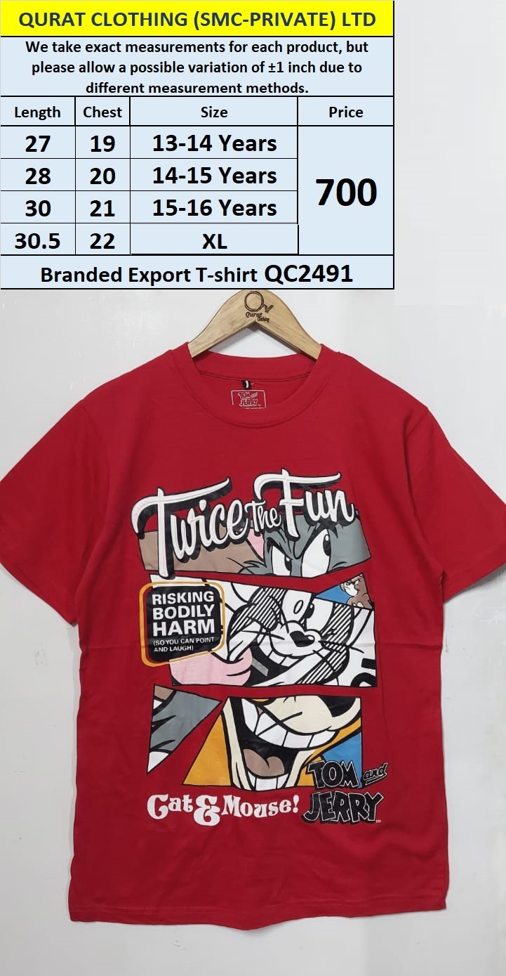 Branded Export T-shirt QC2491 