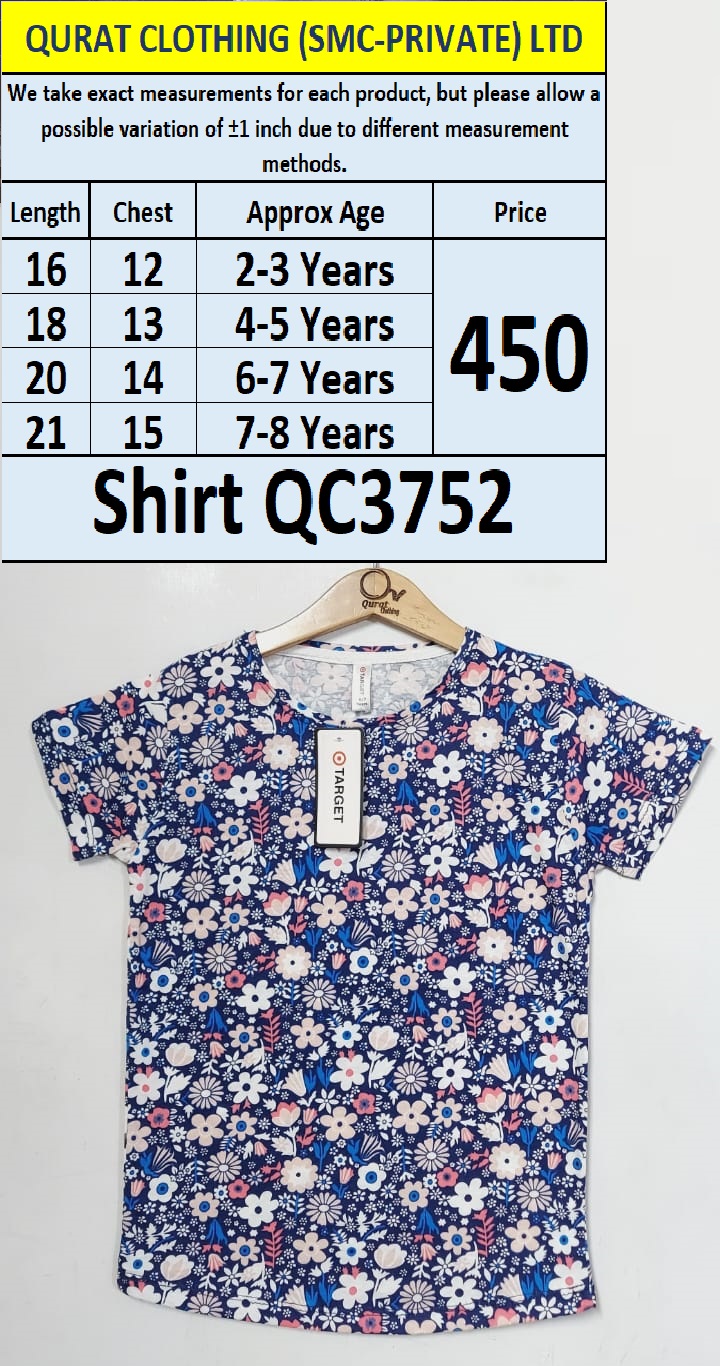 Flowers Print Shirt QC3752