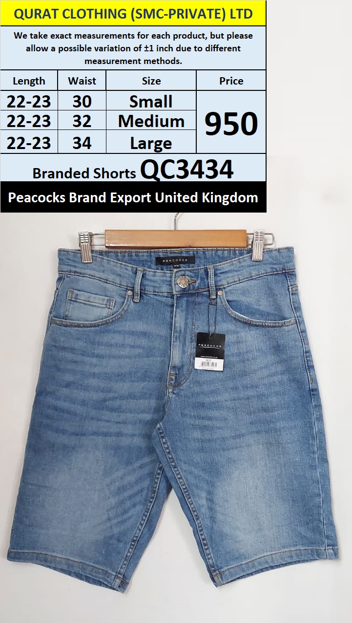 Peacock Brand Light Blue Short Export United Kingdom QC3434