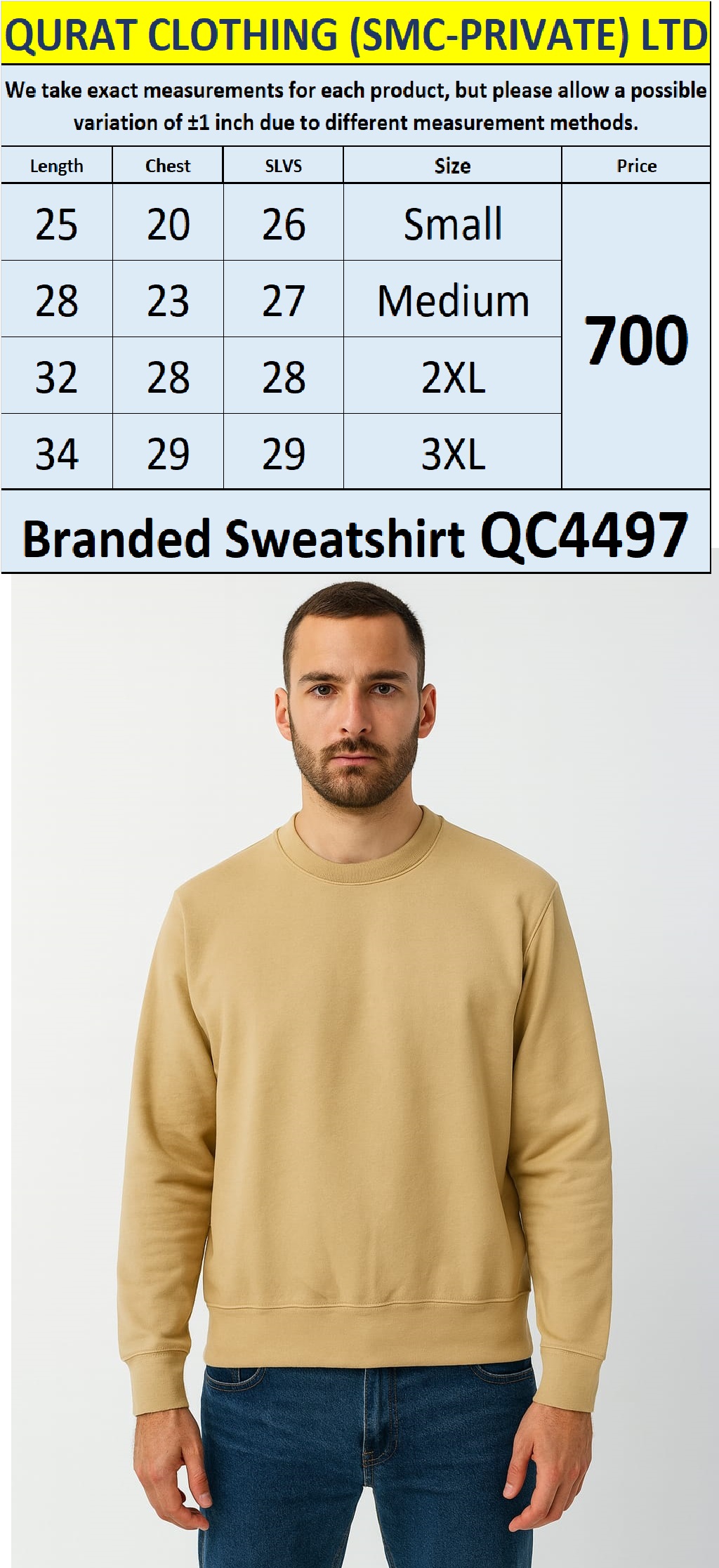 Branded Export Sweatshirt QC4497