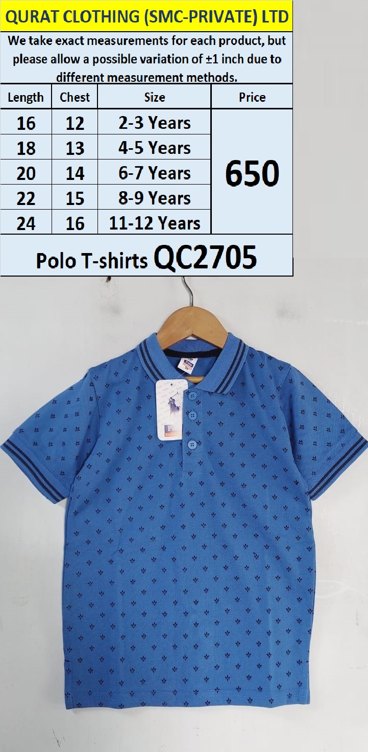 Printed Polo T-shirt QC2705