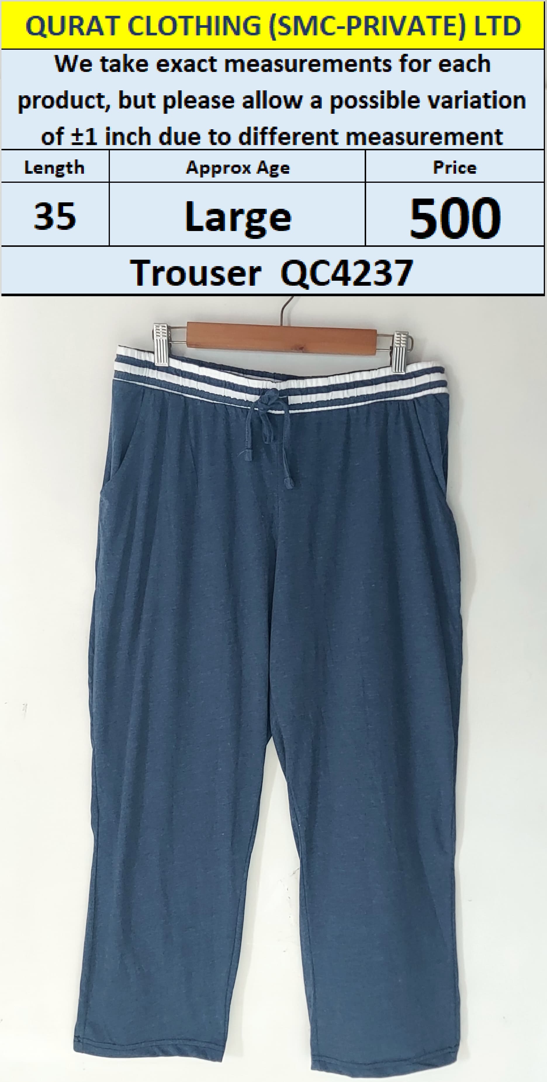 Branded Trouser QC4237