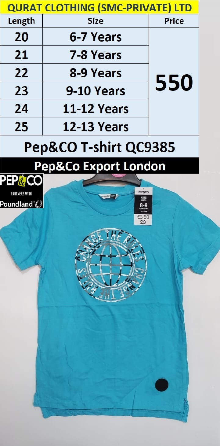 Change the Rule T-shirt QC9385 Brand PEP&CO Export London