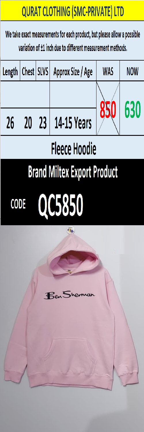 Top International Branded Export Hoodie / Sweatshirt Products QC5850