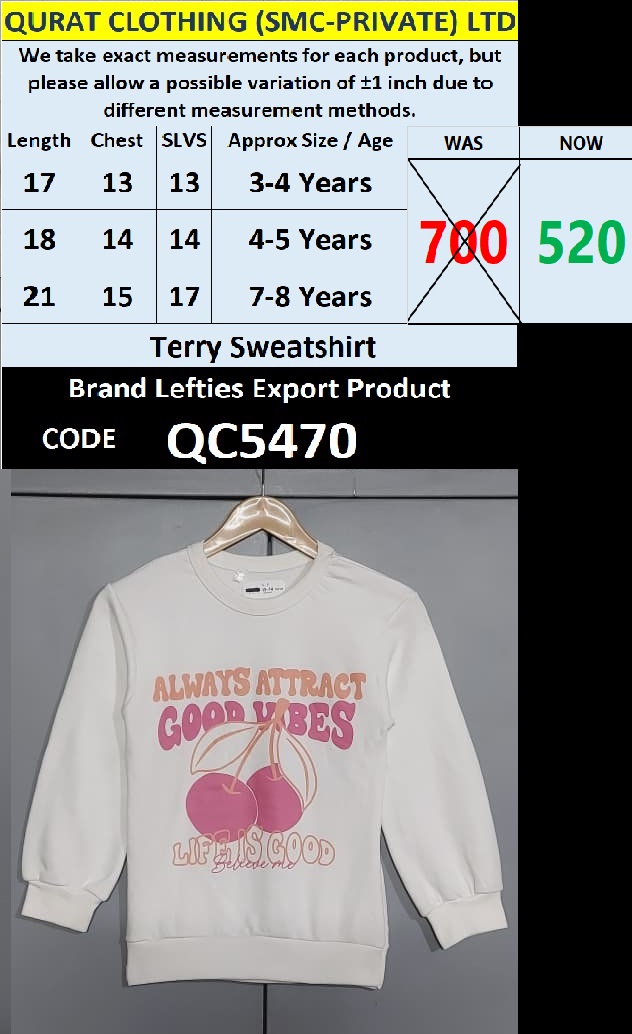 Brand Lefties Terry Sweatshirt Export Europe - QC5470