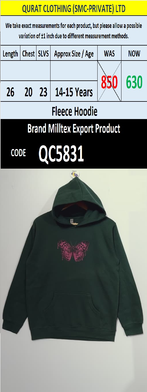 Top International Branded Export Hoodie / Sweatshirt Products - QC5831