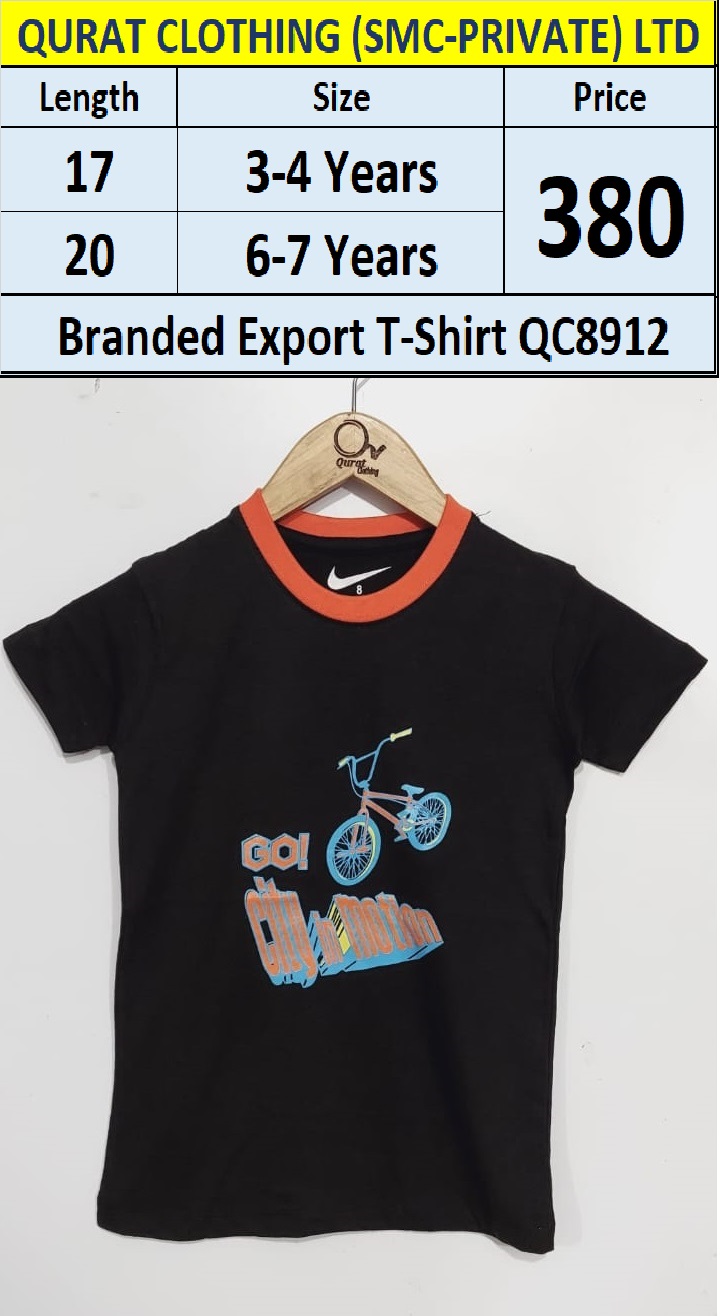 Branded Export T-shirt QC8912