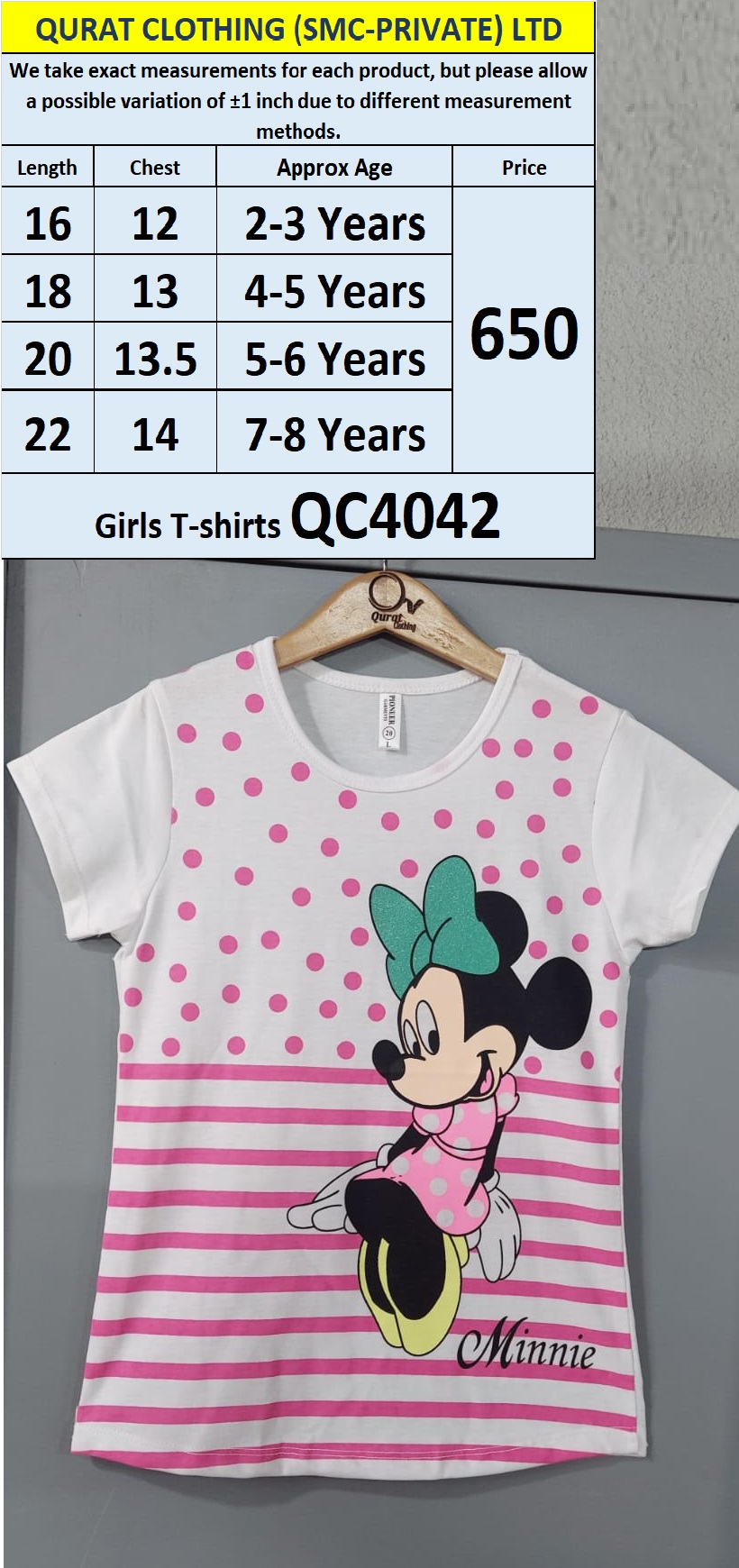 Girls T-shirts QC4042