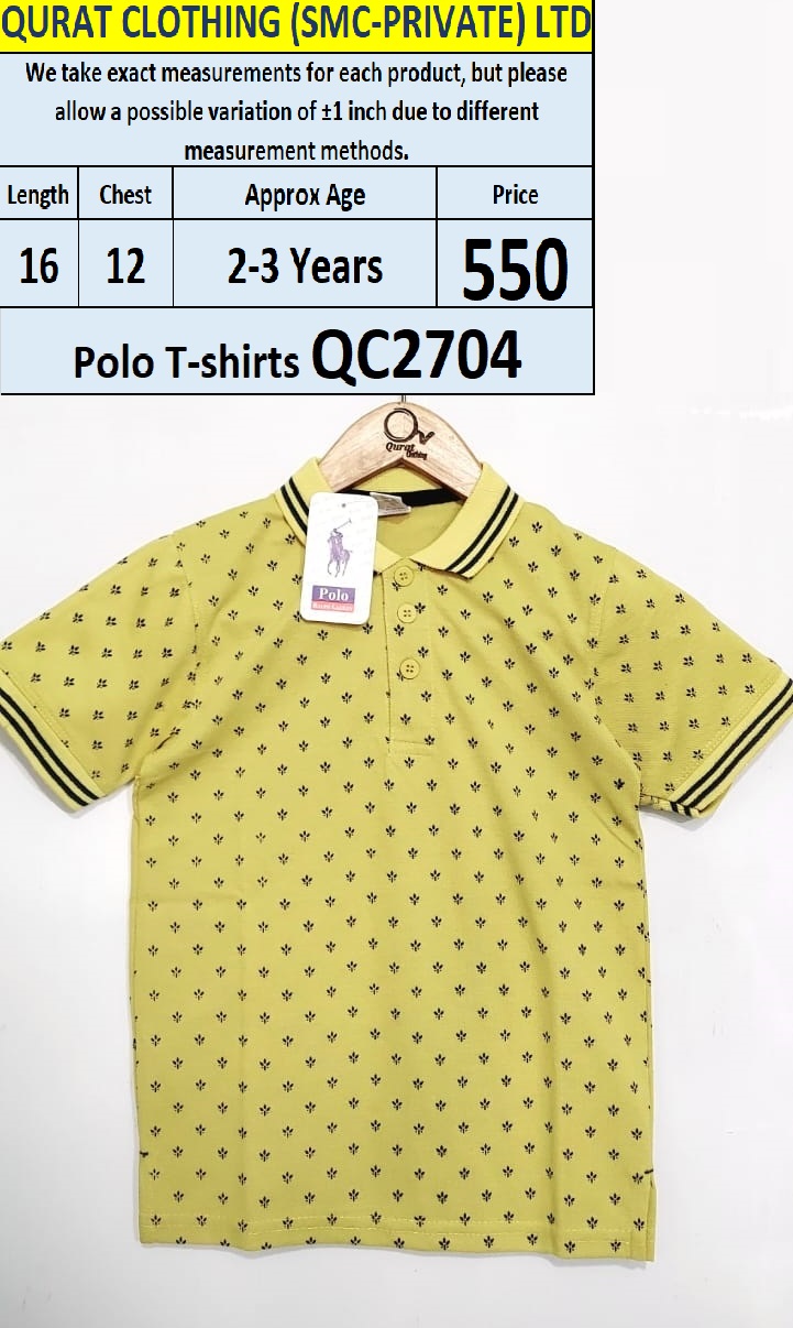 Printed Polo T-shirt QC2704