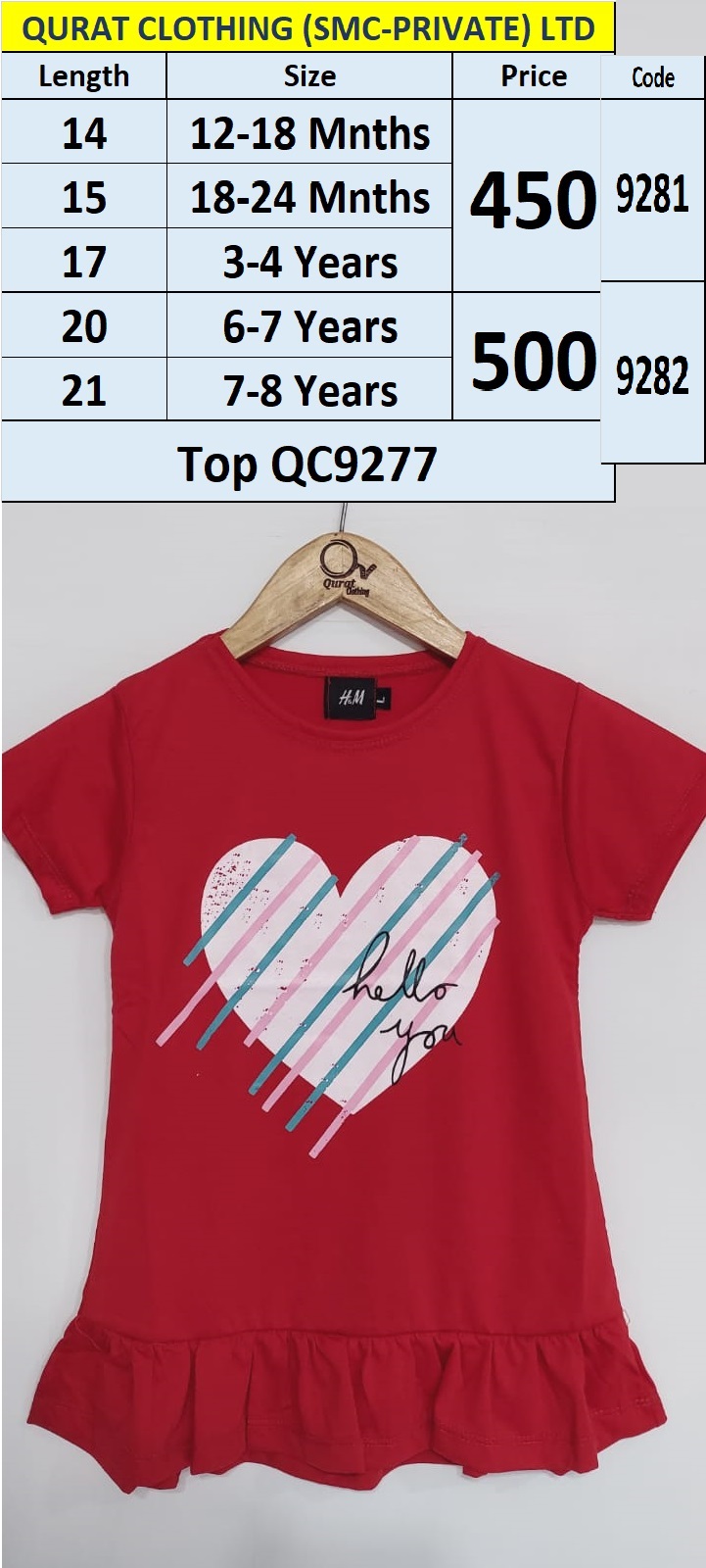 Top & T-Shirts Code QC9282