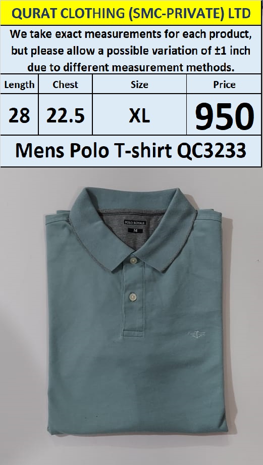  Branded Men's T-Shirt QC3233 - Export Product
