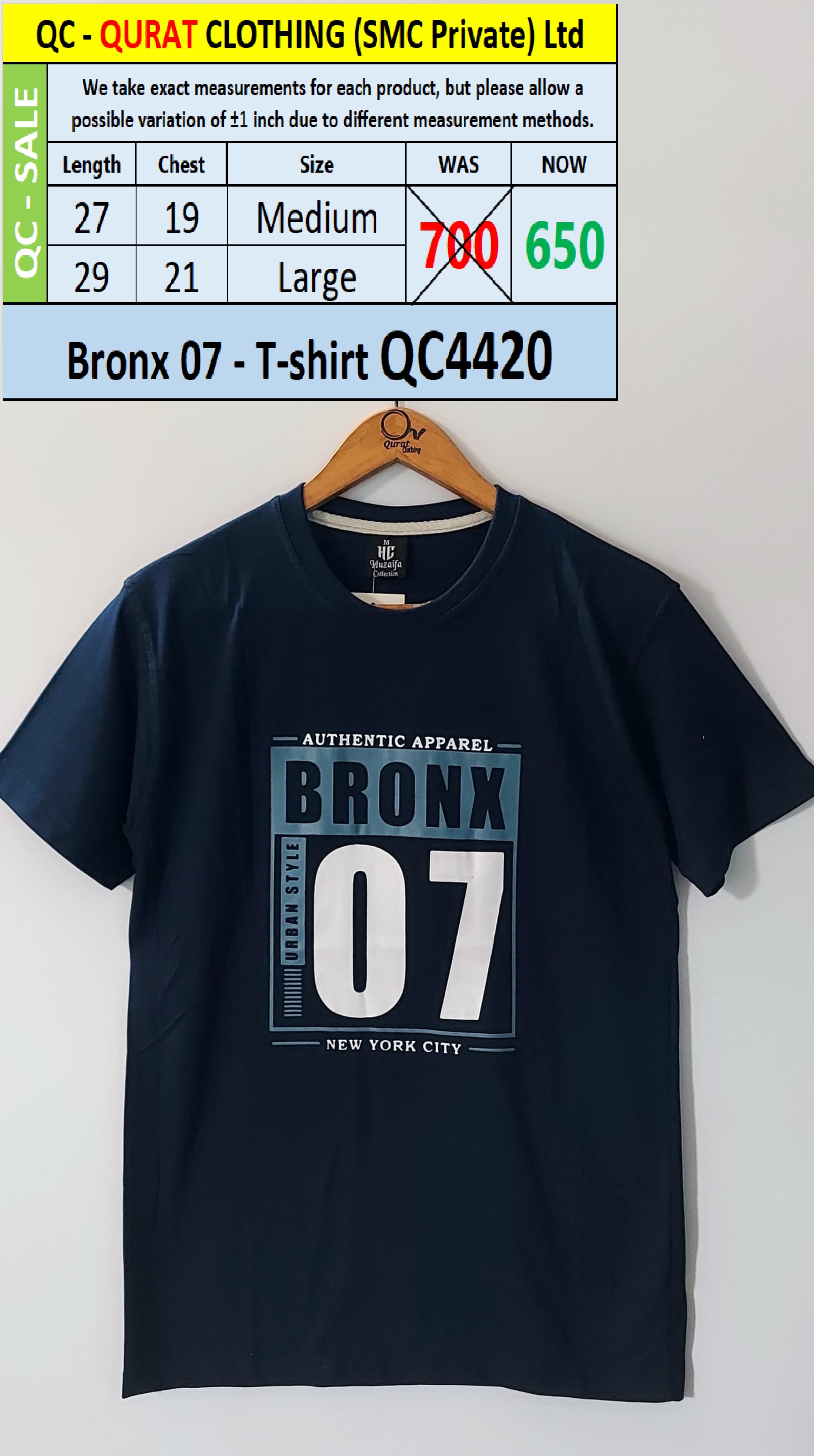 Bronx 07 - T-shirt QC4420