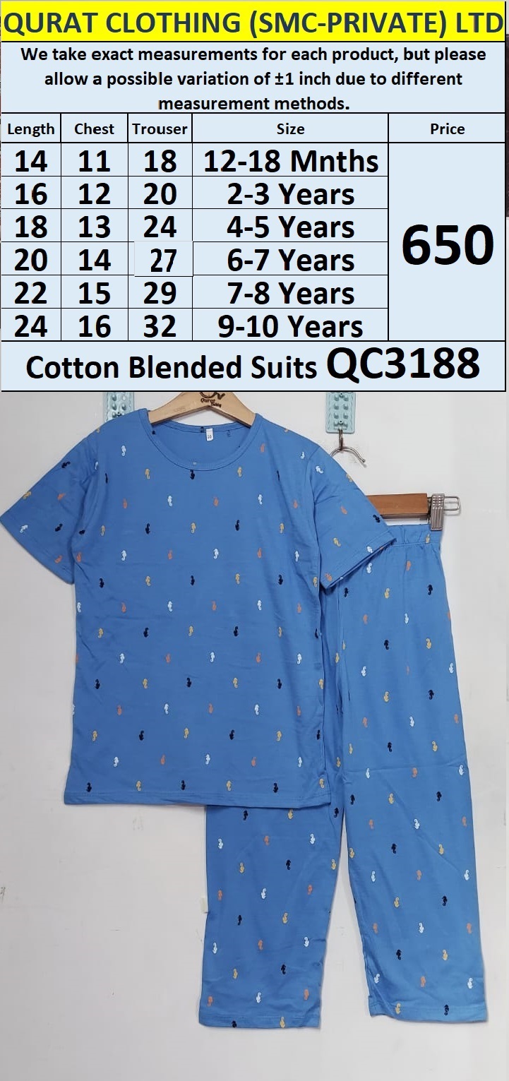 Cotton Blended Suits QC3188