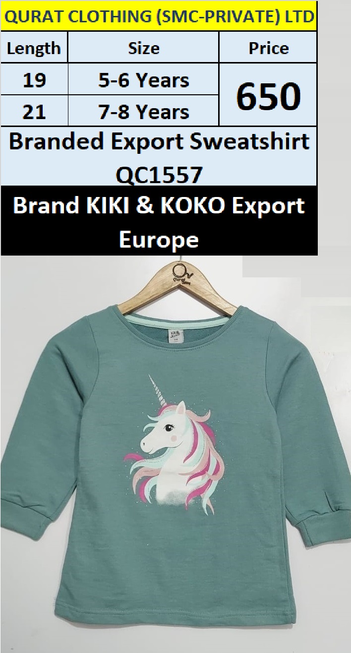 KIKI & KOKO Brand Sweatshirt QC1557 Export Europe