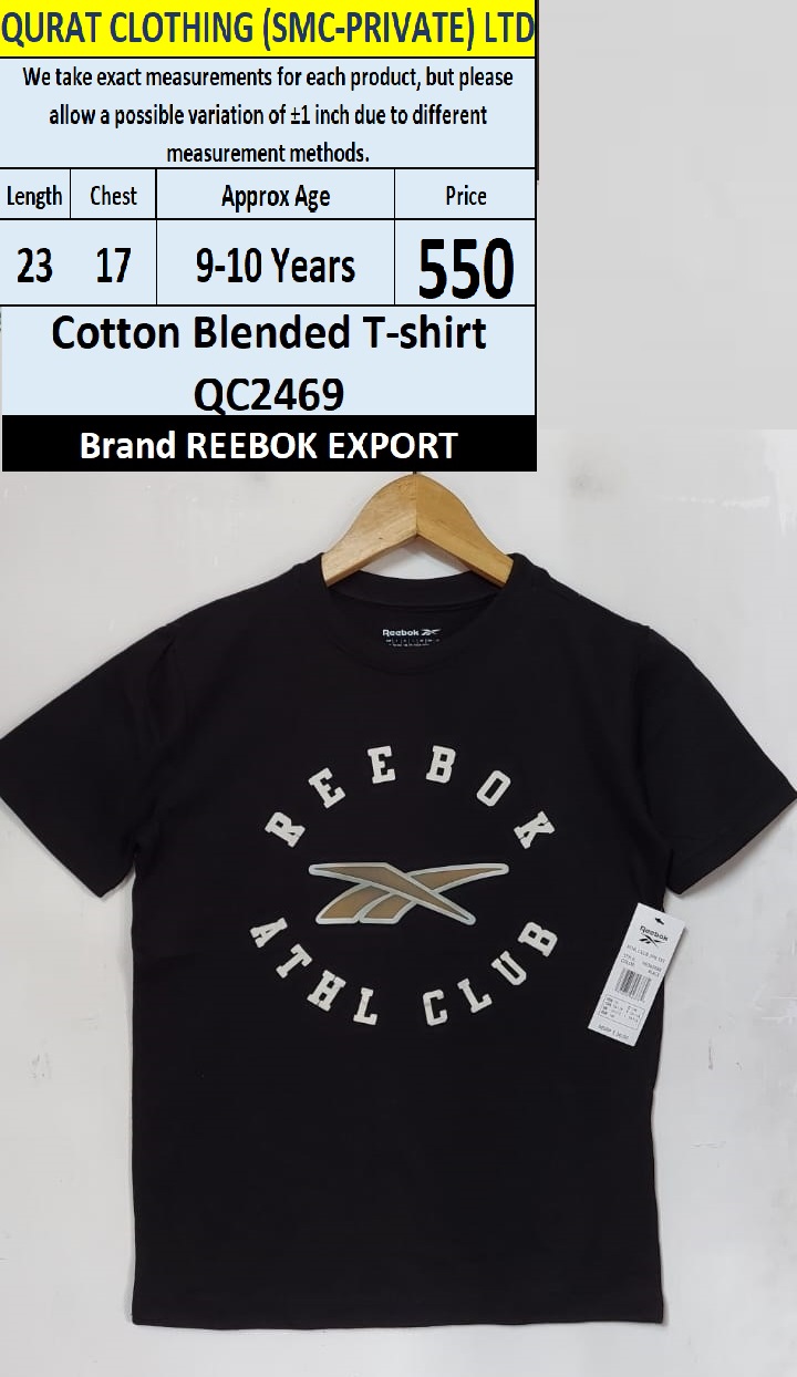 Reebok Brand Cotton Blended T-shirt QC2469 Export Product
