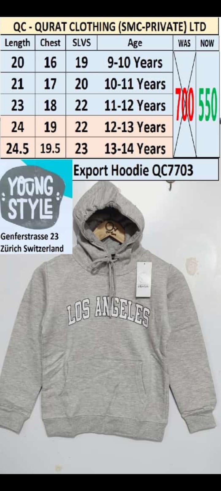 Branded Export Hoodie QC7703