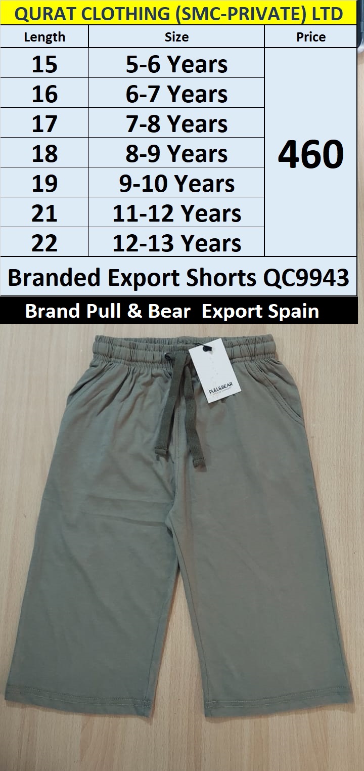 Pull & Bear Brand Shorts QC9943, Export Spain