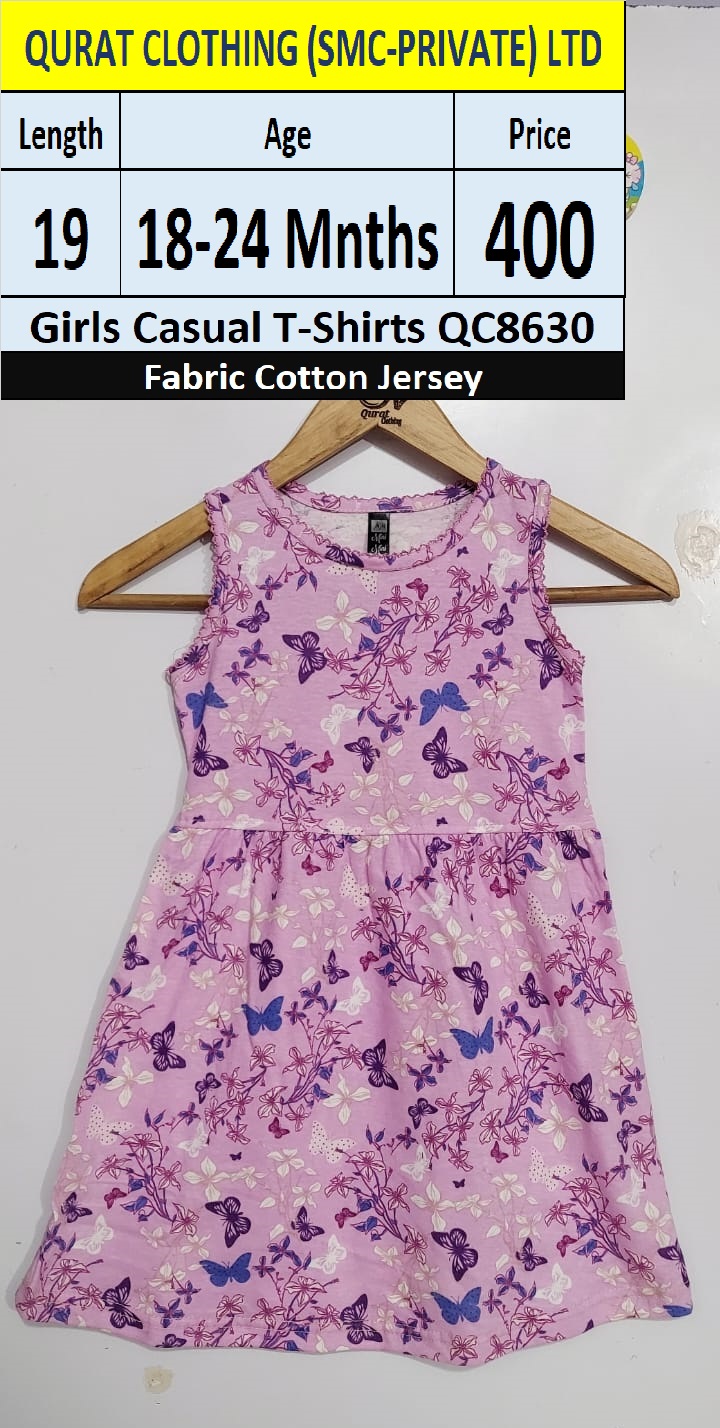 Cotton Jersey Casual Wear Frock QC8630