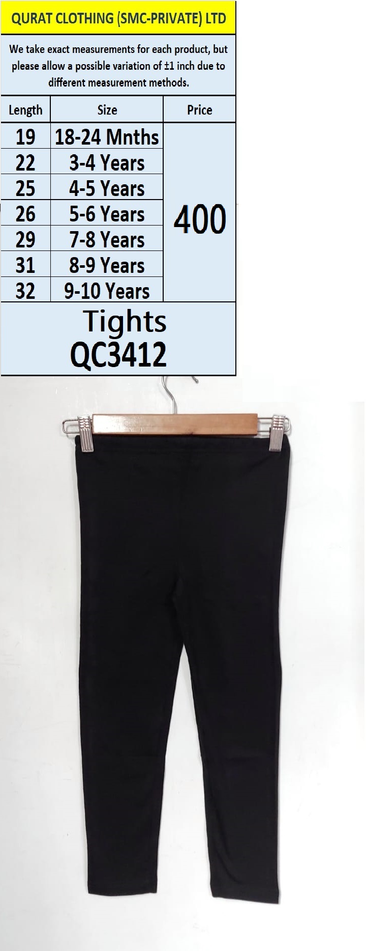 Black Tights – QC3412