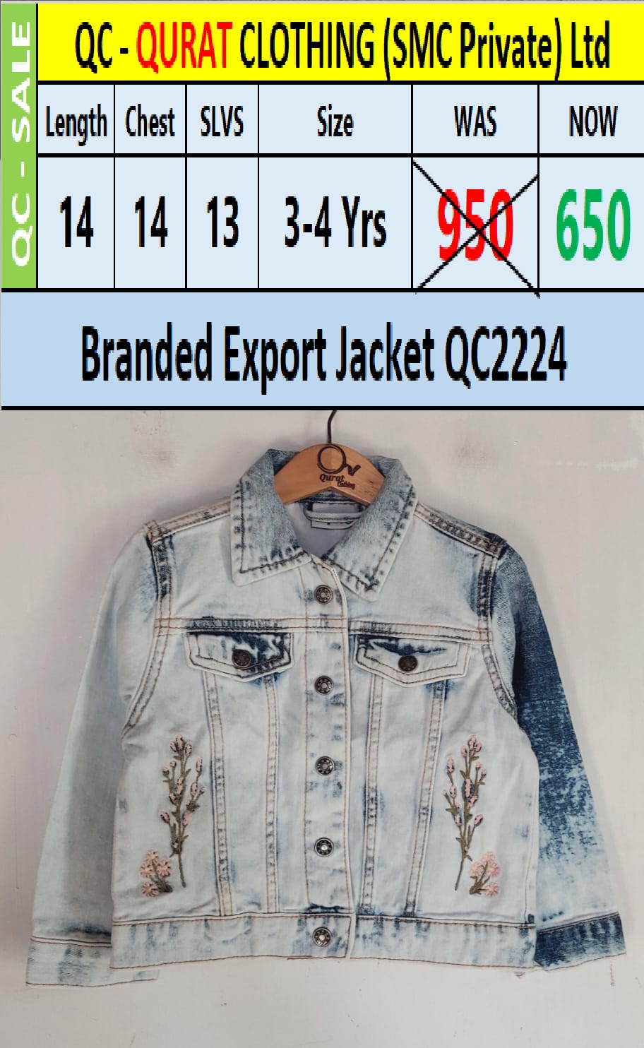 Branded Export Jacket QC2224