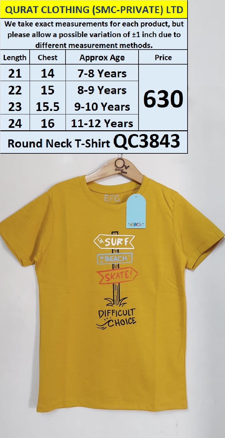 Round Neck T-Shirt QC3843