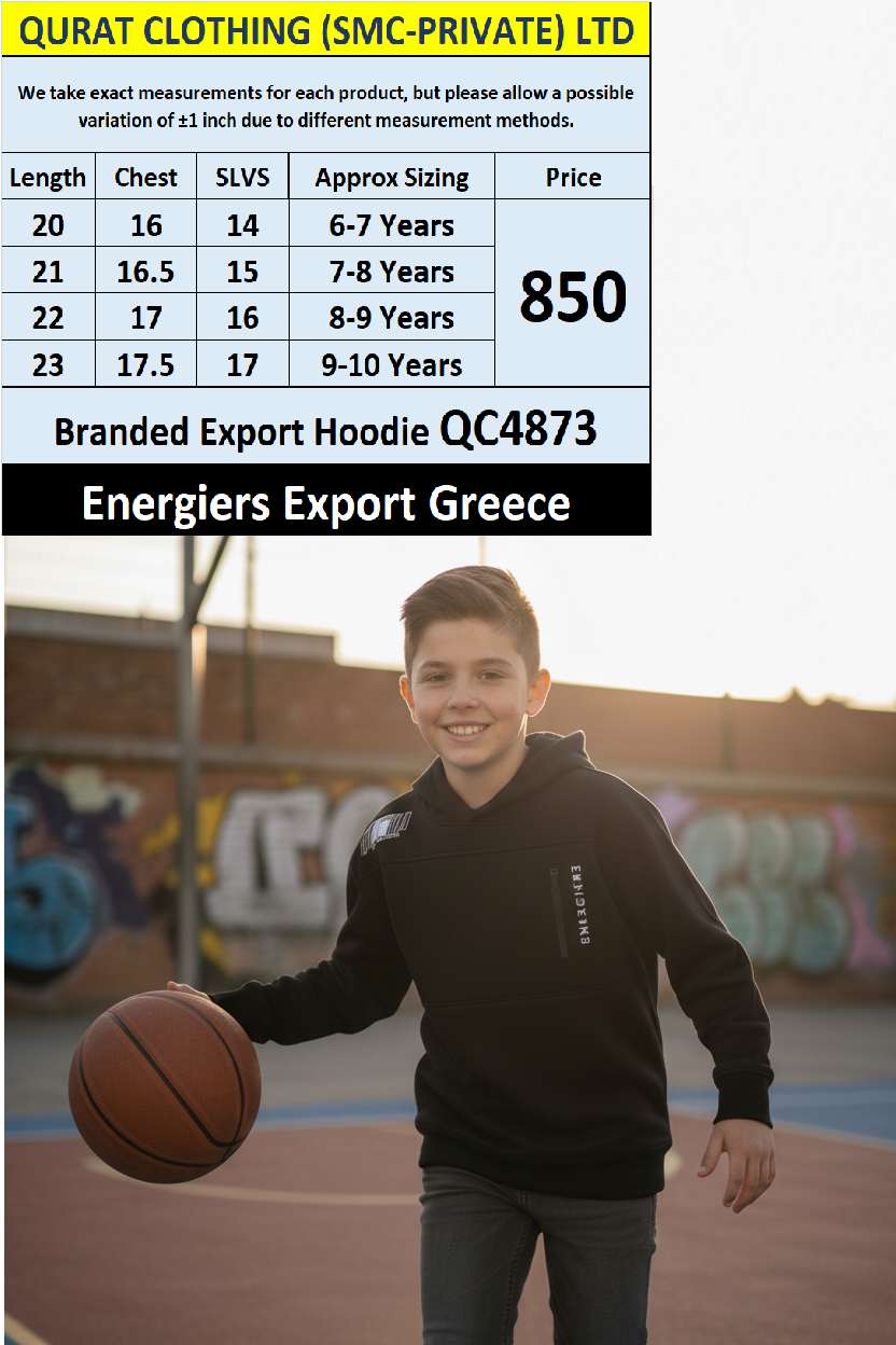 Energiers Black Fleece Hoodie QC4873 – Export Greece