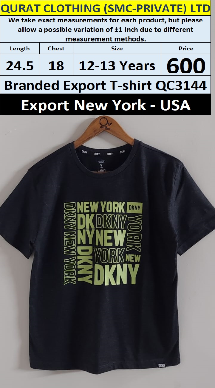 DKNY Brand T-shirt QC3144 Export New York - USA