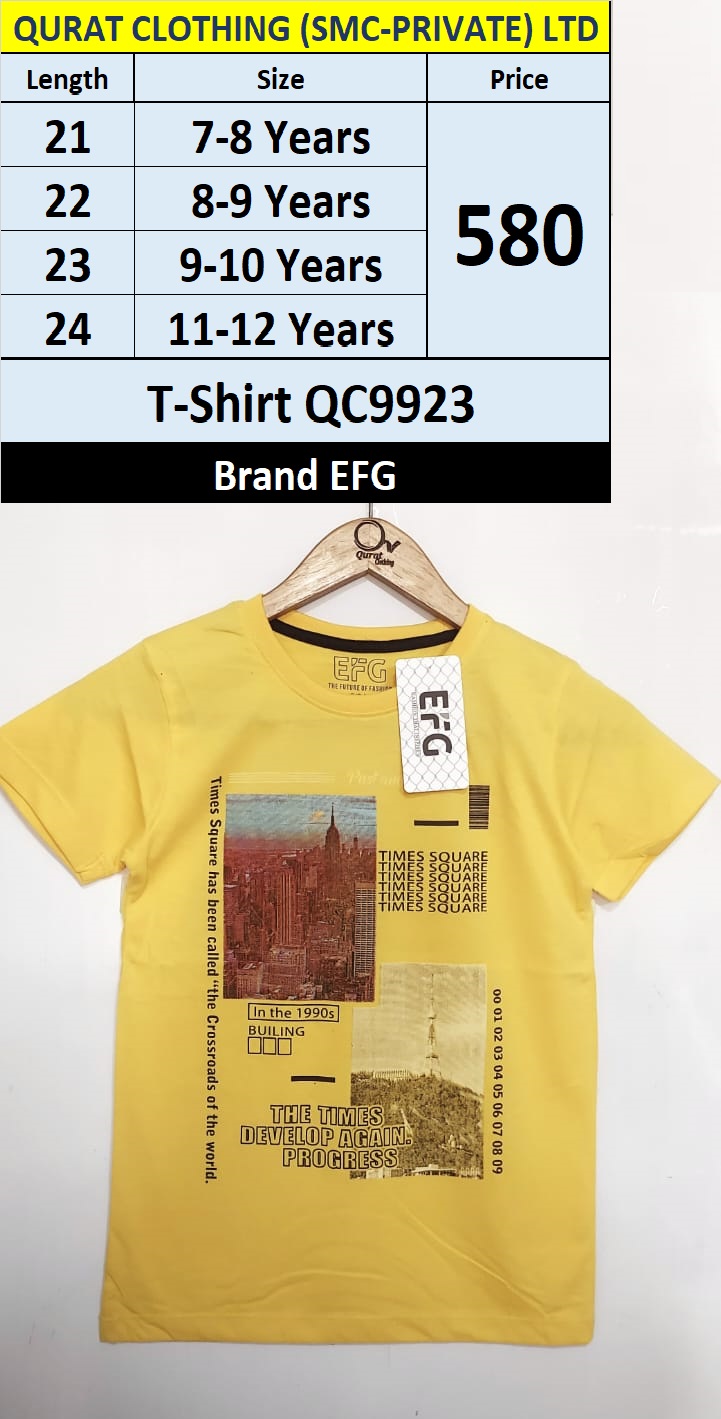 EFG Brand Time Square Develop Again T-Shirt QC9923