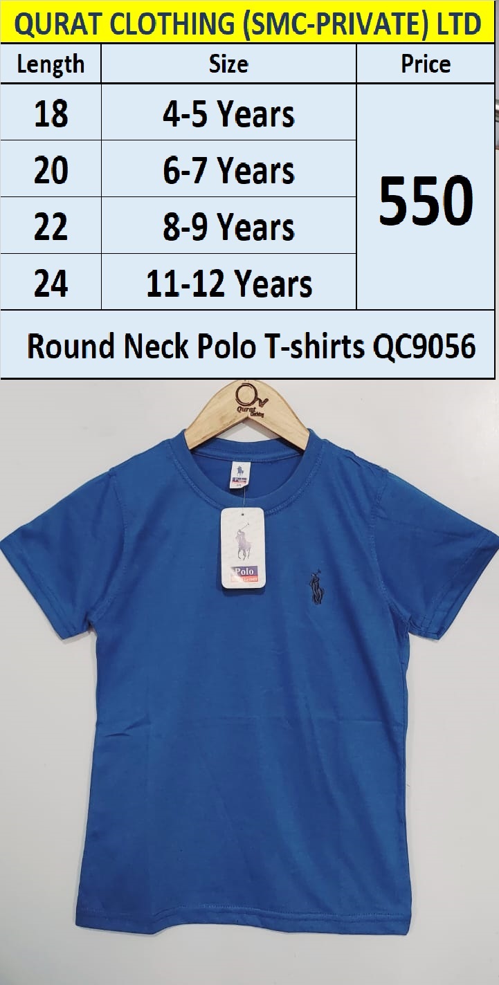 Round Neck Polo T-shirt QC9056